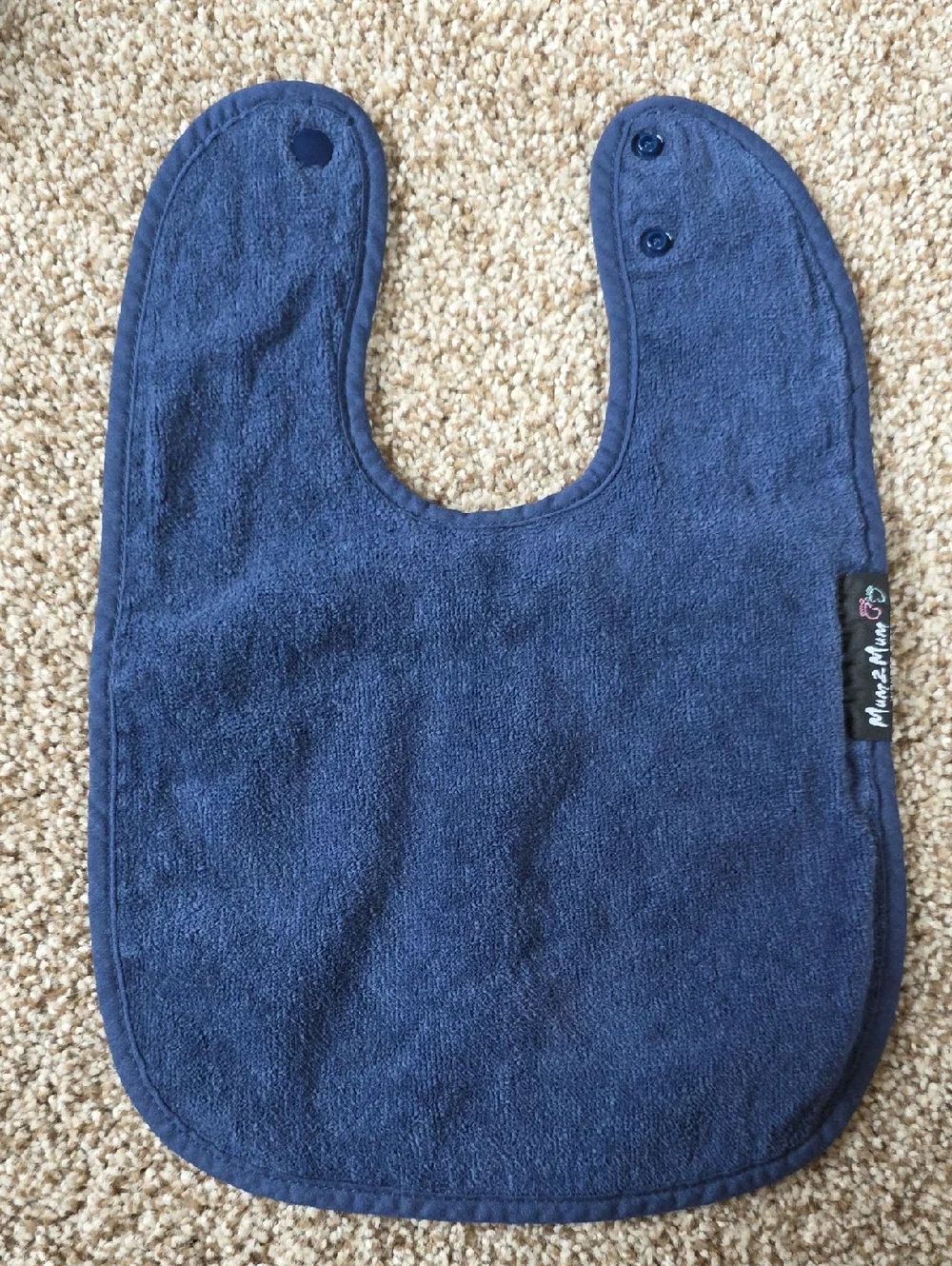 Mum2Mum Wonder Bib Set - Lime Green, Navy, Teal - Teething Bib
